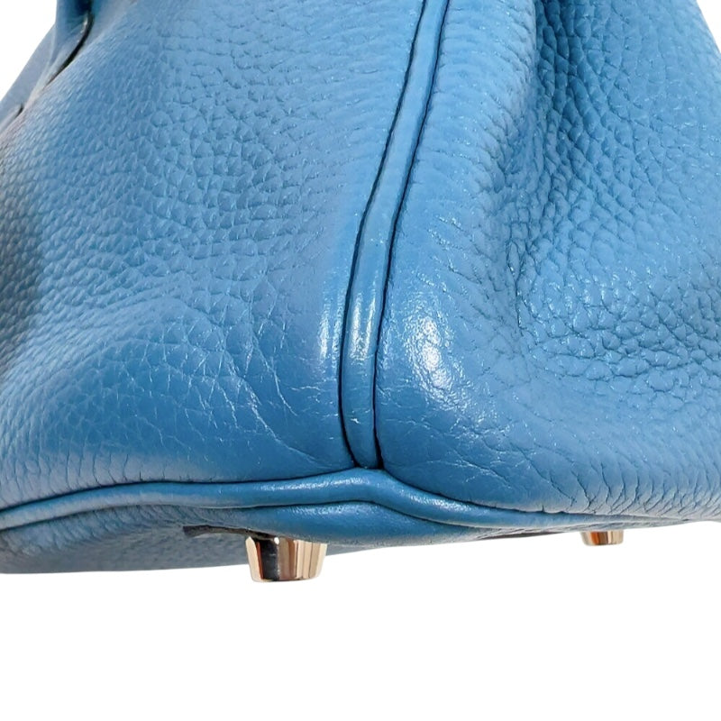 エルメス HERMES バーキン30 □J刻印　(2006年製) ブルージーン シルバー金具 トリヨンクレマンス レディース ハンドバッグ