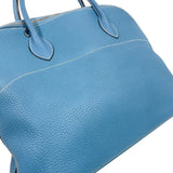 エルメス HERMES ボリード35 □K刻印　(2007年製) ブルージーン　シルバー金具 トリヨンクレマンス レディース ショルダーバッグ