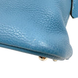 エルメス HERMES ボリード35 □K刻印　(2007年製) ブルージーン　シルバー金具 トリヨンクレマンス レディース ショルダーバッグ