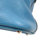 エルメス HERMES ボリード35 □K刻印　(2007年製) ブルージーン　シルバー金具 トリヨンクレマンス レディース ショルダーバッグ