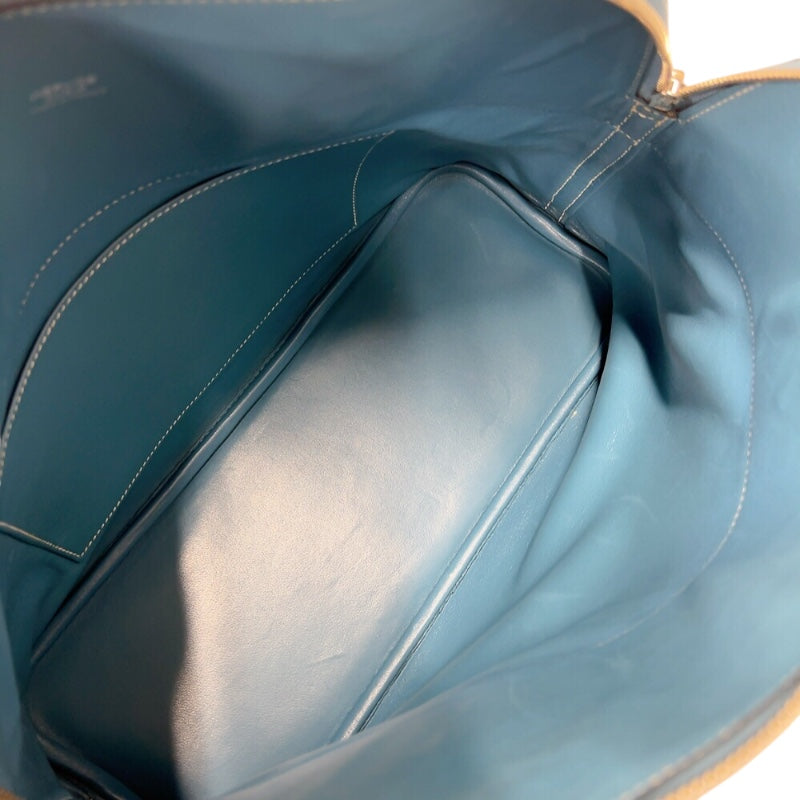エルメス HERMES ボリード35 □K刻印　(2007年製) ブルージーン　シルバー金具 トリヨンクレマンス レディース ショルダーバッグ