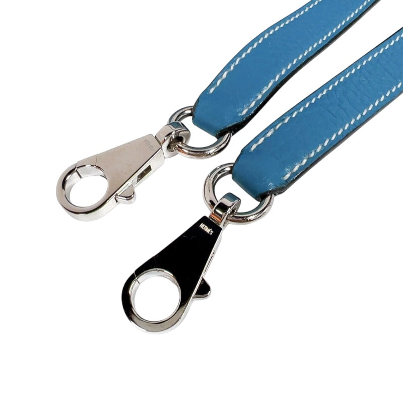 エルメス HERMES ボリード35 □K刻印　(2007年製) ブルージーン　シルバー金具 トリヨンクレマンス レディース ショルダーバッグ