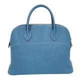 エルメス HERMES ボリード35 □K刻印　(2007年製) ブルージーン　シルバー金具 トリヨンクレマンス レディース ショルダーバッグ