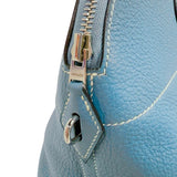 エルメス HERMES ボリード35 □K刻印　(2007年製) ブルージーン　シルバー金具 トリヨンクレマンス レディース ショルダーバッグ