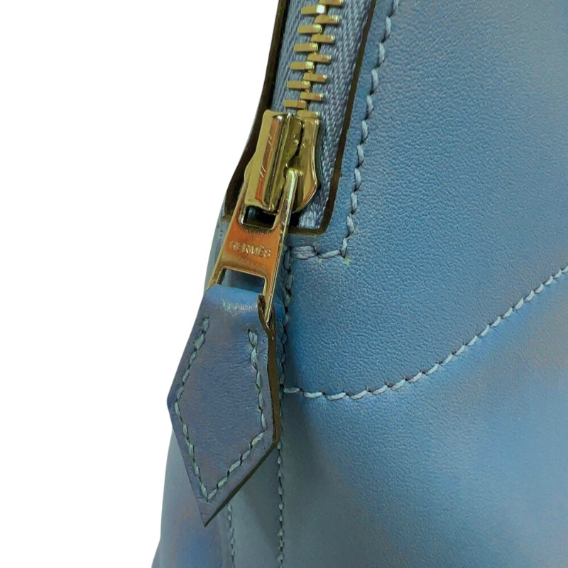 エルメス HERMES ボリード27 X刻印 (2016年製) ブルーパラダイス　シルバー金具 スイフト レディース ショルダーバッグ