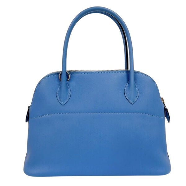 エルメス HERMES ボリード27 X刻印 (2016年製) ブルーパラダイス　シルバー金具 スイフト レディース ショルダーバッグ