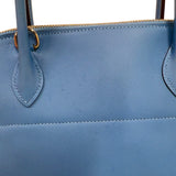 エルメス HERMES ボリード27 X刻印 (2016年製) ブルーパラダイス　シルバー金具 スイフト レディース ショルダーバッグ