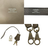 エルメス HERMES ボリード35 C刻 エタン・シルバー金具 トリヨン ユニセックス ハンドバッグ