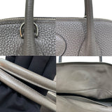 エルメス HERMES ボリード35 C刻 エタン・シルバー金具 トリヨン ユニセックス ハンドバッグ