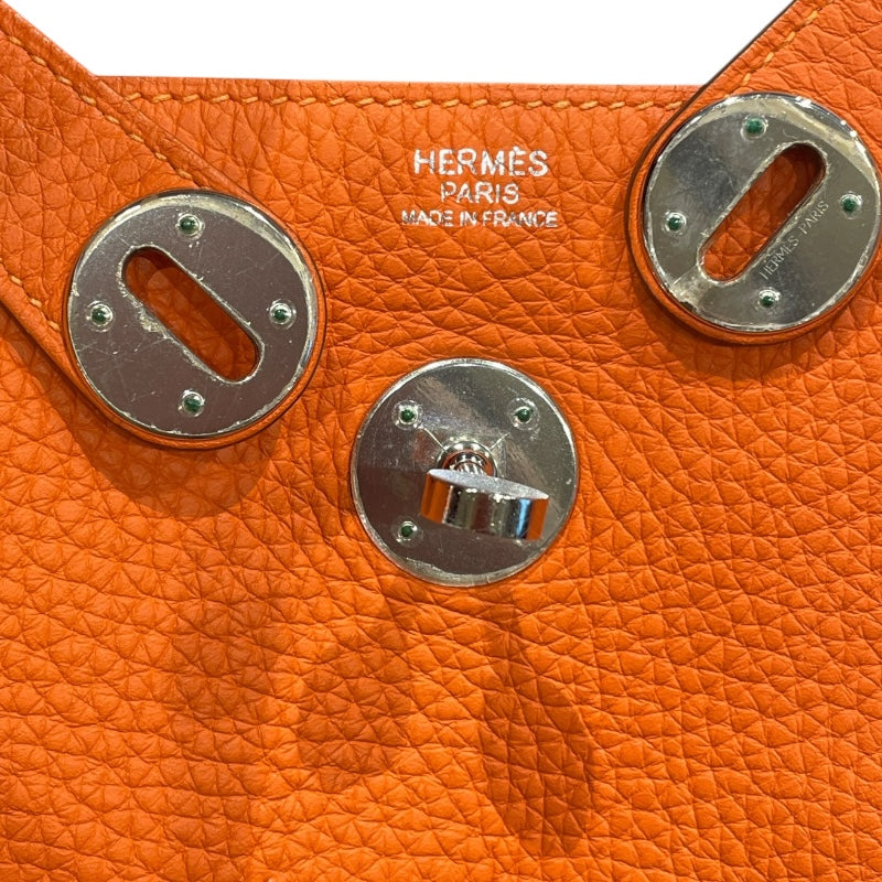 エルメス HERMES リンディ30 T刻 フー/シルバー金具 トリヨン レディース ショルダーバッグ
