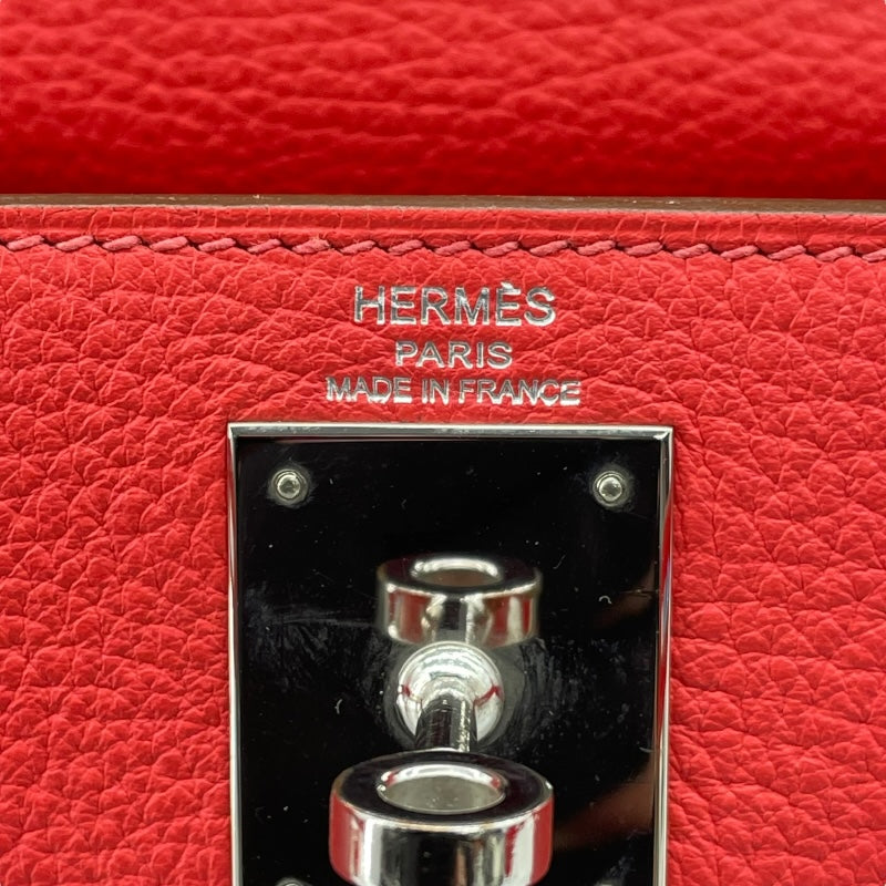 エルメス HERMES ケリー28 内縫い □P刻印　(2012年製) ローズジャイプール SV金具 トゴ レディース ショルダーバッグ