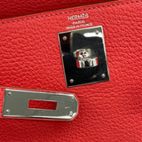 エルメス HERMES ケリー28 内縫い □P刻印　(2012年製) ローズジャイプール SV金具 トゴ レディース ショルダーバッグ