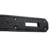 エルメス HERMES バーキン40 T刻印　(2015年製) ブラック　シルバー金具 トゴ ユニセックス ハンドバッグ