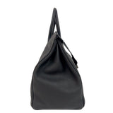 エルメス HERMES バーキン40 T刻印　(2015年製) ブラック　シルバー金具 トゴ ユニセックス ハンドバッグ