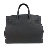 エルメス HERMES バーキン40 T刻印　(2015年製) ブラック　シルバー金具 トゴ ユニセックス ハンドバッグ