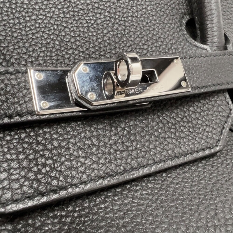 HERMES バーキン40 ブラック シルバー金具