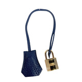 エルメス HERMES バーキン30 T刻印　(2015年製) ブルーネイビー ゴールド金具 トリヨンクレマンス レディース ハンドバッグ