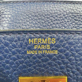 エルメス HERMES バーキン30 T刻印　(2015年製) ブルーネイビー ゴールド金具 トリヨンクレマンス レディース ハンドバッグ