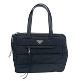 プラダ PRADA ボンバートート 1BG056 ブラック ナイロン ユニセックス ハンドバッグ