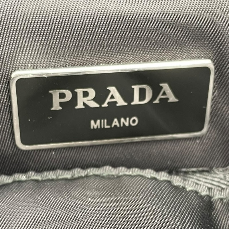 プラダ PRADA ボンバートート 1BG056 ブラック ナイロン ユニセックス ハンドバッグ