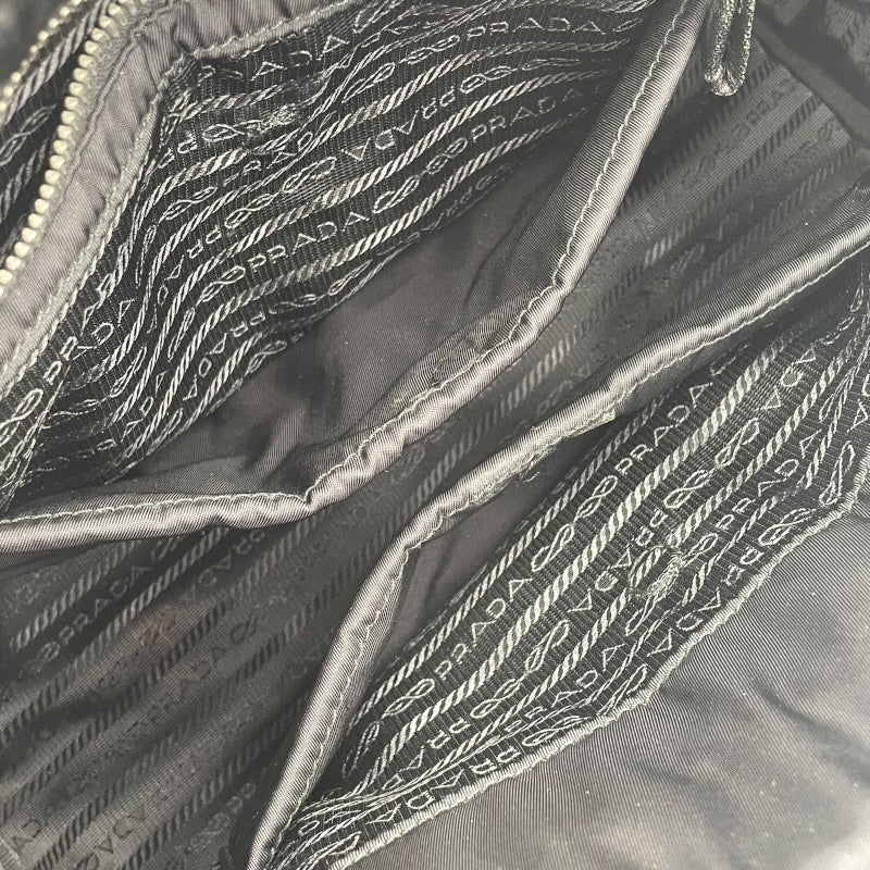 プラダ PRADA ボンバートート 1BG056 ブラック ナイロン ユニセックス ハンドバッグ