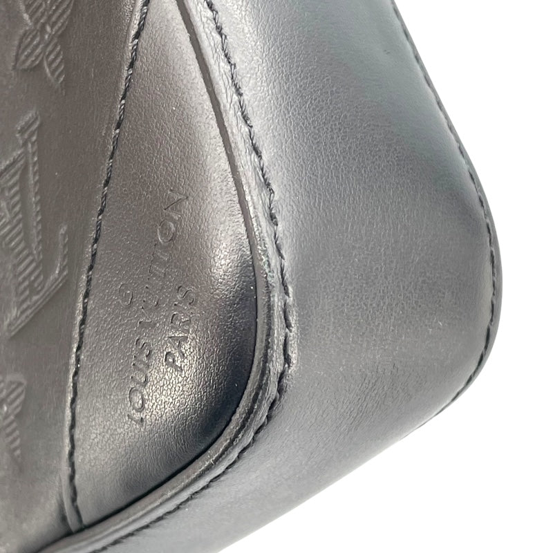 ルイ・ヴィトン LOUIS VUITTON デュオ メッセンジャー M69827 ノワール モノグラム・シャドウ メンズ ショルダーバッグ
