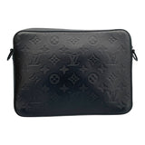 ルイ・ヴィトン LOUIS VUITTON デュオ メッセンジャー M69827 ノワール モノグラム・シャドウ メンズ ショルダーバッグ