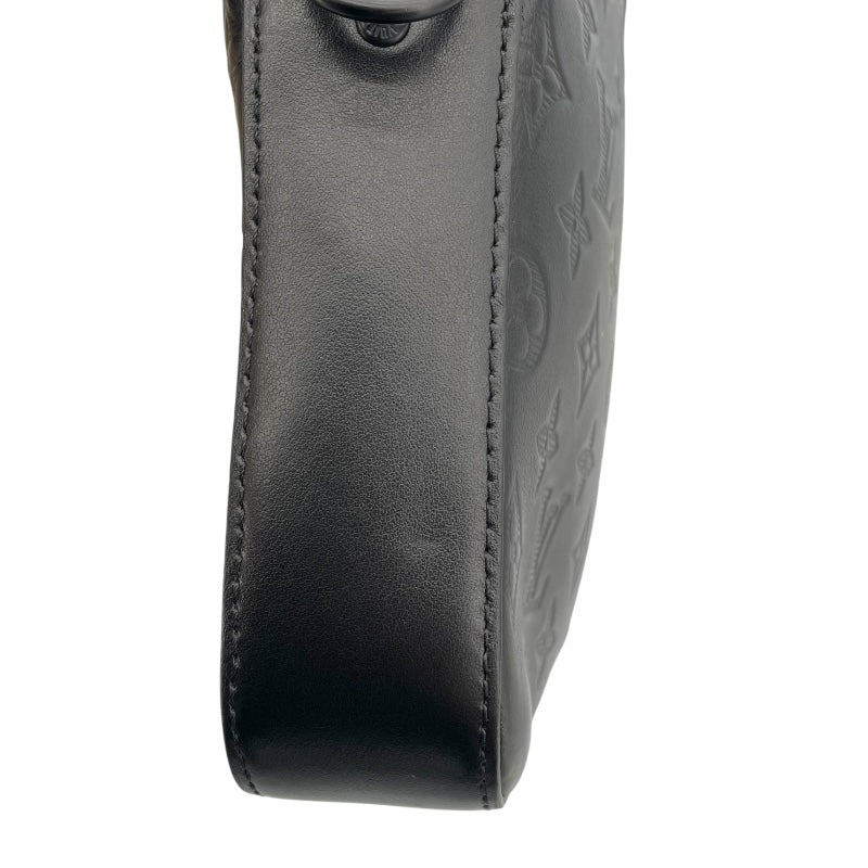 ルイ・ヴィトン LOUIS VUITTON デュオ メッセンジャー M69827 ノワール モノグラム・シャドウ メンズ ショルダーバッグ
