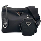 プラダ PRADA Re-Edition ショルダーバッグ ブラック ナイロン ユニセックス ショルダーバッグ