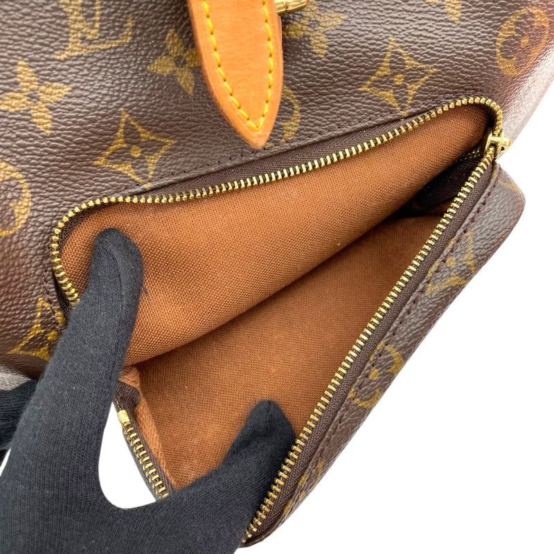 ルイ・ヴィトン LOUIS VUITTON モンスリMM M51136 ブラウン
