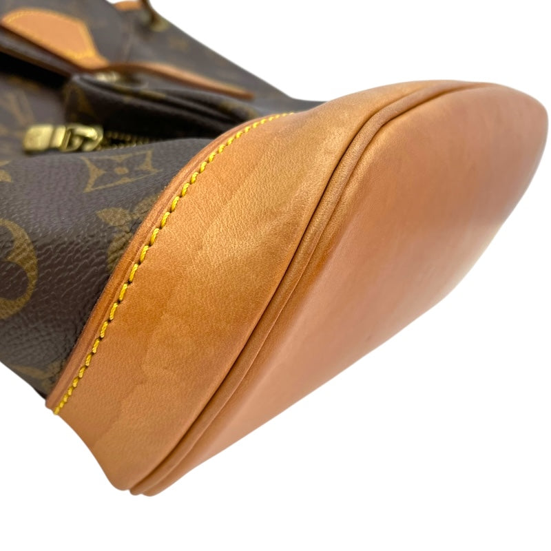 ルイ・ヴィトン LOUIS VUITTON モンスリMM M51136 ブラウン モノグラム・キャンバス レディース リュック・デイパック