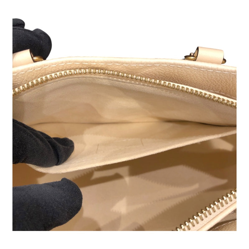 ルイ・ヴィトン LOUIS VUITTON オンザゴーEW M23698 ホワイト モノグラムアンプラント レディース ハンドバッグ