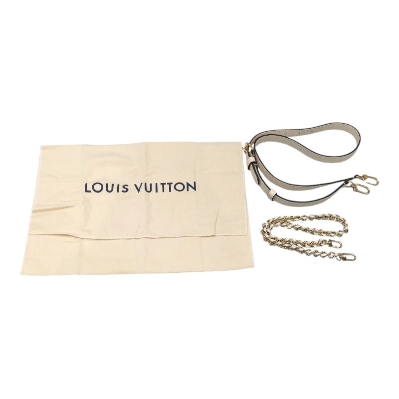 ルイ・ヴィトン LOUIS VUITTON オンザゴーEW M23698 ホワイト モノグラムアンプラント レディース ハンドバッグ