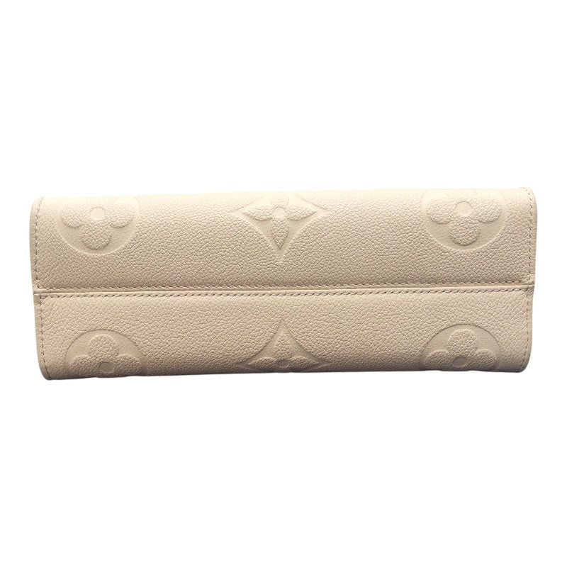 ルイ・ヴィトン LOUIS VUITTON オンザゴーEW M23698 ホワイト モノグラムアンプラント レディース ハンドバッグ