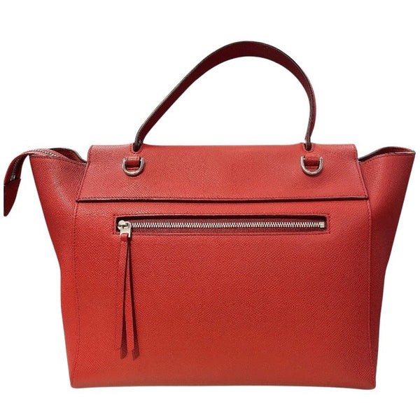 セリーヌ CELINE ベルトバッグマイクロ レッド レザー レディース ショルダーバッグ