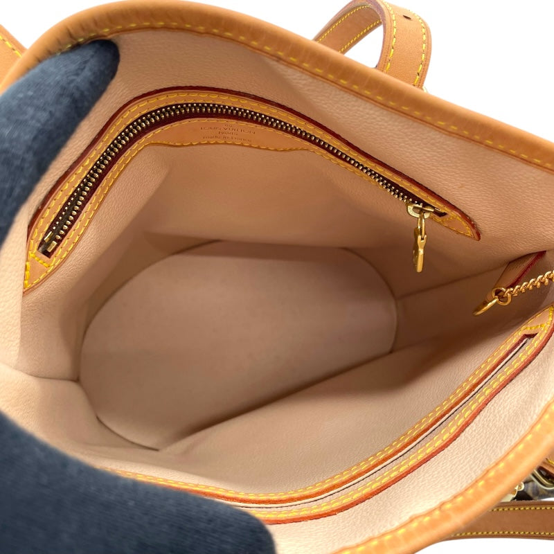 ルイヴィトン　ハンドバッグ　プチバケットモノグラム　ブラウン　ヌメ革 ルイ・ヴィトン LOUIS VUITTON プチ・バケット M42238 ブラウン