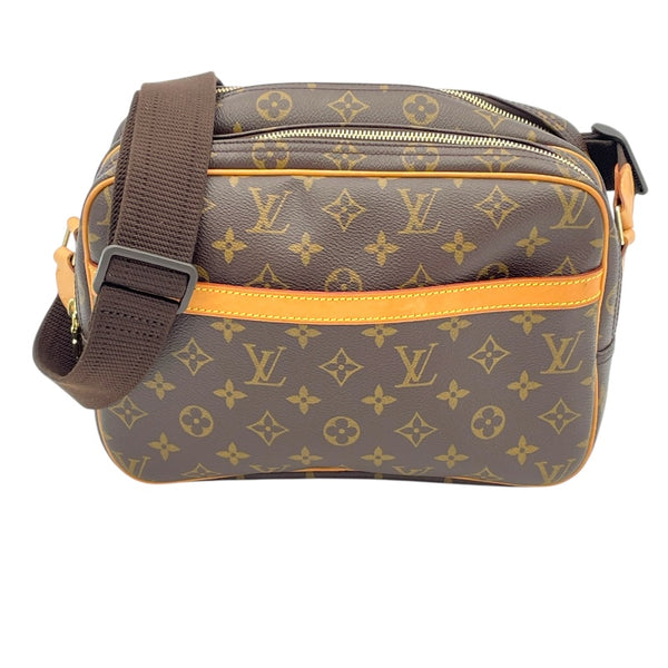 ルイ・ヴィトン LOUIS VUITTON リポーターPM M45254 ブラウン モノグラム レディース ショルダーバッグ