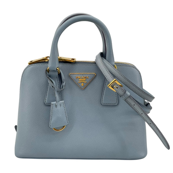 プラダ PRADA サフィアーノラクス BL0838 ライトブルー サフィアーノ レディース ショルダーバッグ