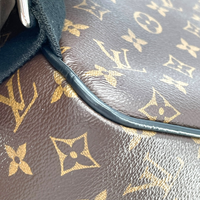ルイ・ヴィトン LOUIS VUITTON ジョッシュNV M45349 ブラウン モノグラム・マカサー メンズ リュック・デイパック