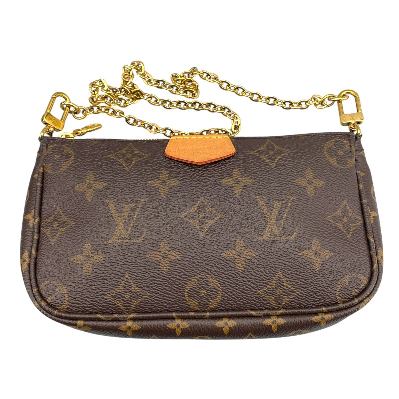 ルイ・ヴィトン LOUIS VUITTON ミュルティポシェットアクセソワール M44813 ブラウン モノグラム/カーキ レディース ショルダーバッグ