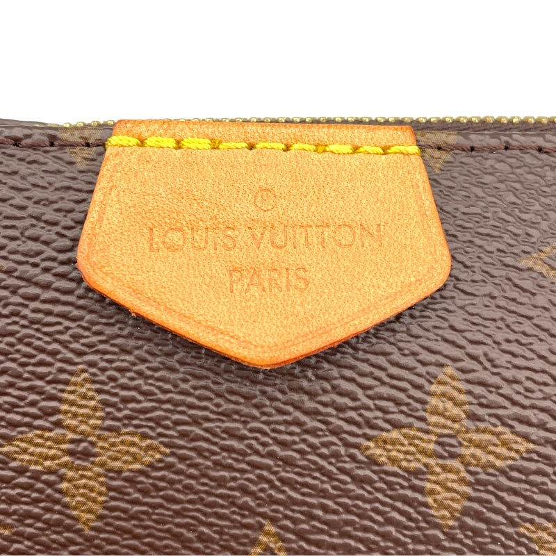 ルイ・ヴィトン LOUIS VUITTON ミュルティポシェットアクセソワール M44813 ブラウン モノグラム/カーキ レディース ショルダーバッグ