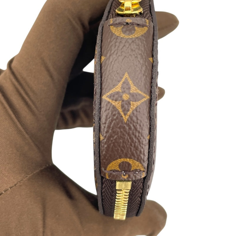 ルイ・ヴィトン LOUIS VUITTON ミュルティポシェットアクセソワール M44813 ブラウン モノグラム/カーキ レディース ショルダーバッグ