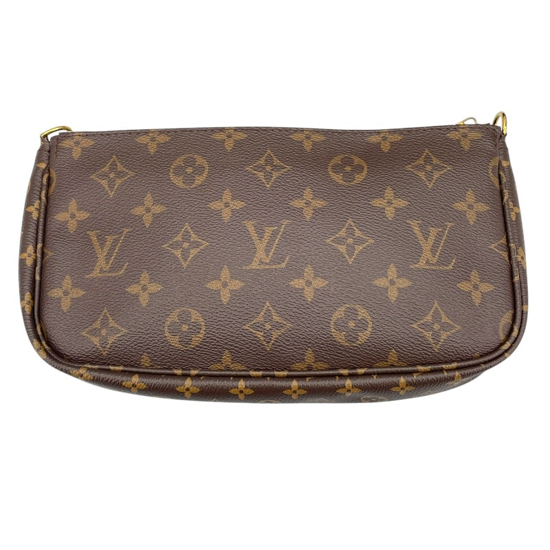 ルイ・ヴィトン LOUIS VUITTON ミュルティポシェットアクセソワール M44813 ブラウン モノグラム/カーキ レディース ショルダーバッグ