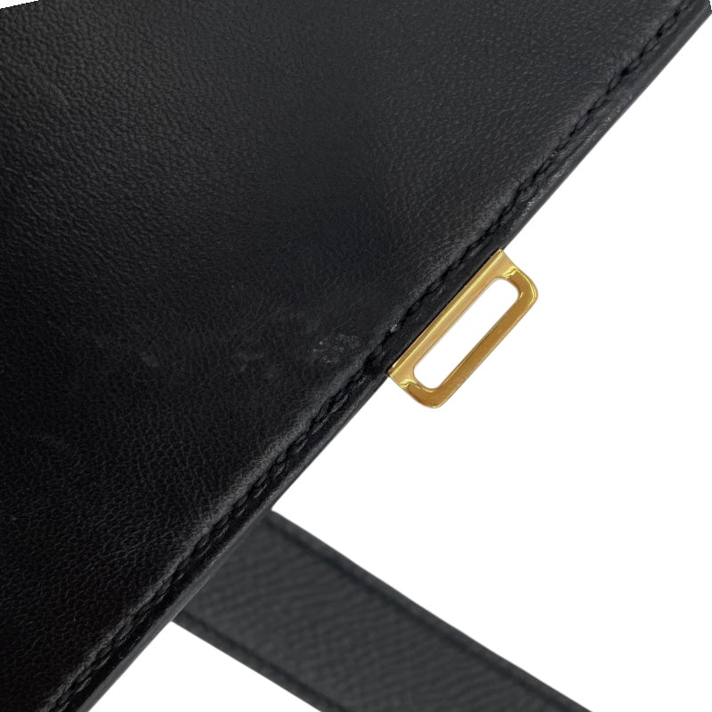 エルメス HERMES デッラ・カヴァッレリアミニ U刻印 ブラック GD金具 エプソン レディース ショルダーバッグ