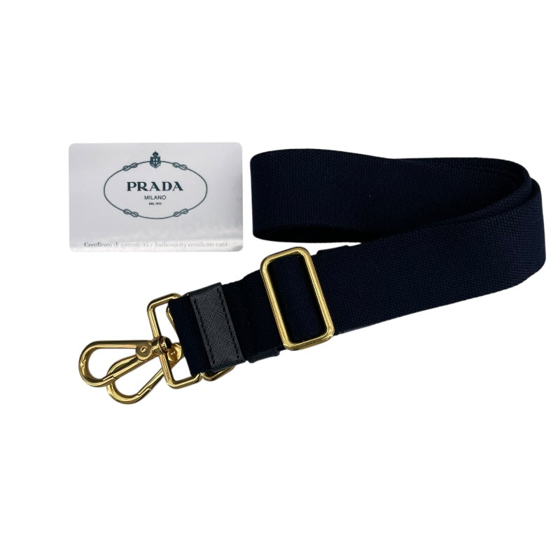 プラダ PRADA カナパ ミニ 1BG439 ブルー デニム レディース ショルダーバッグ