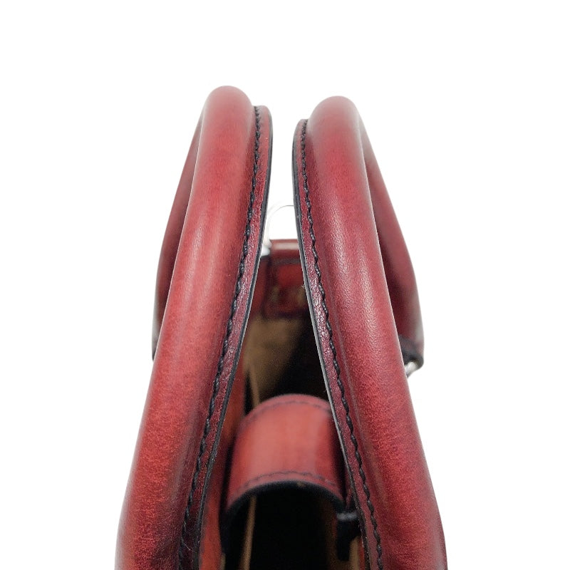 ベルルッティ Berluti トゥジュール ガリバー スクリットレザーメッセンジャー MB1108 ブラウン レザー ユニセックス ハンドバッグ