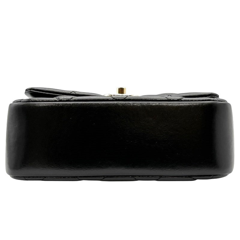シャネル CHANEL マトラッセ トップハンドル ミニ ショルダー AS4543 ブラック ゴールド金具 ラムスキン レディース ショルダーバッグ