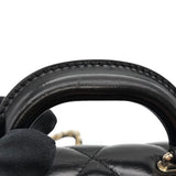 シャネル CHANEL マトラッセ トップハンドル ミニ ショルダー AS4543 ブラック ゴールド金具 ラムスキン レディース ショルダーバッグ