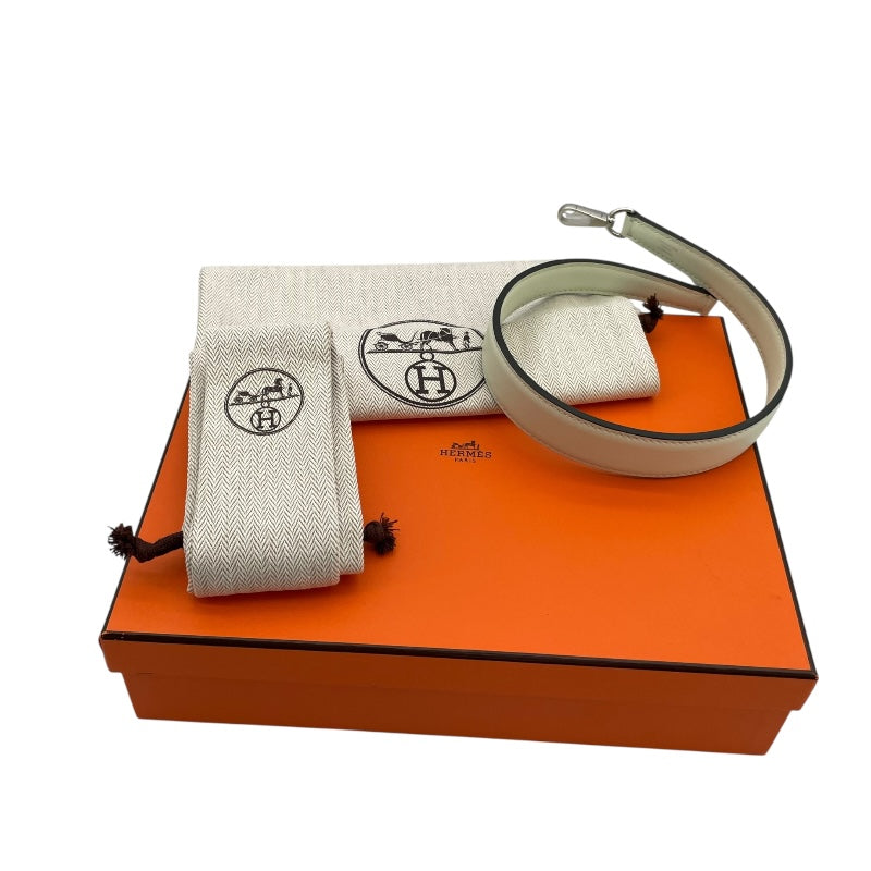 エルメス HERMES ネオエヴリン B刻印 ブルー トワル レディース ショルダーバッグ