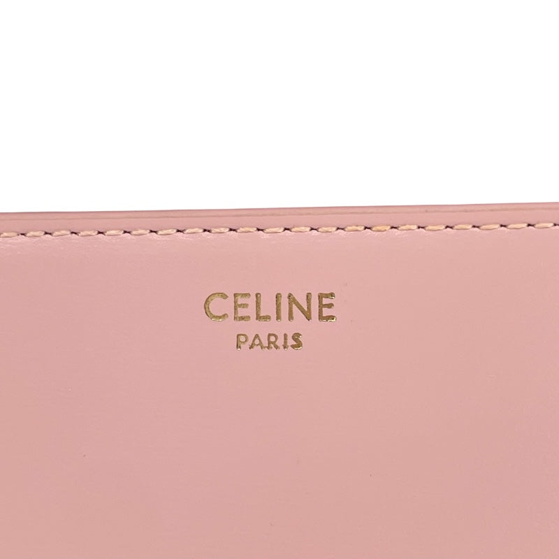 セリーヌ CELINE ショルダーバッグ クロード 194143BF41 ローズ ゴールド金具 シャイニーカーフ レディース ショルダーバッグ
